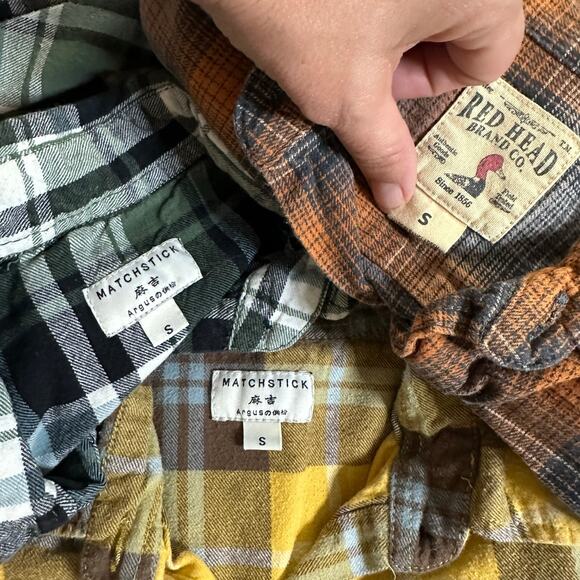 Womens Top Size Small Plaid Button Up Bundle Camping Hiking Outdoors Versatile - Picture 5 of 8